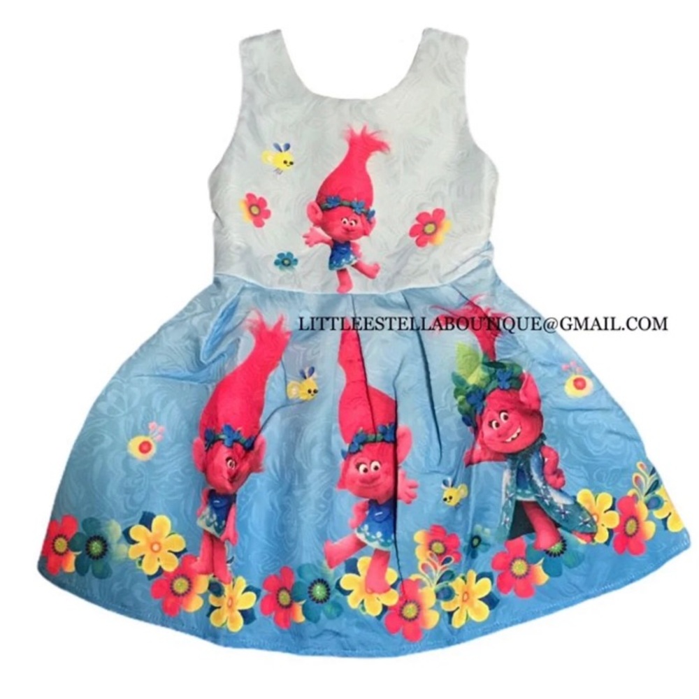 Girls Trolls Poppy Summer Dress